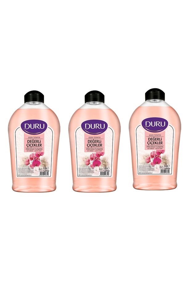 Çiçek Terapisi Değerli Çiçekler Sıvı Sabun 1.5 lt 3 adet - 1