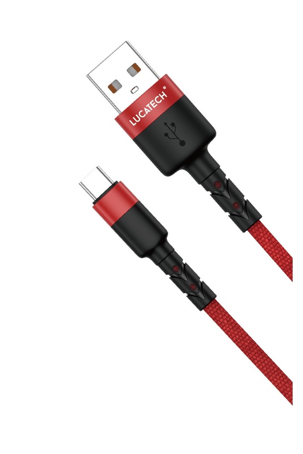 Samsung A32 / A34 / A50 / A52 / A54 / A70 / A72 / A73 Uyumlu TypeC Hızlı Şarj Fiber Kablo - 1