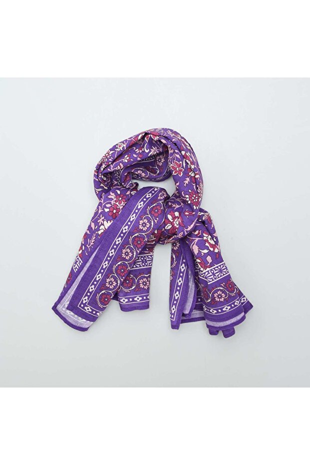 Rectangular scarf PINK - 1