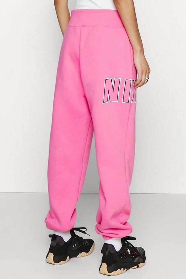 Phoenix Fleece High Waisted Oversized Sweatpant Oversize Eşofman Altı Pembe - 2