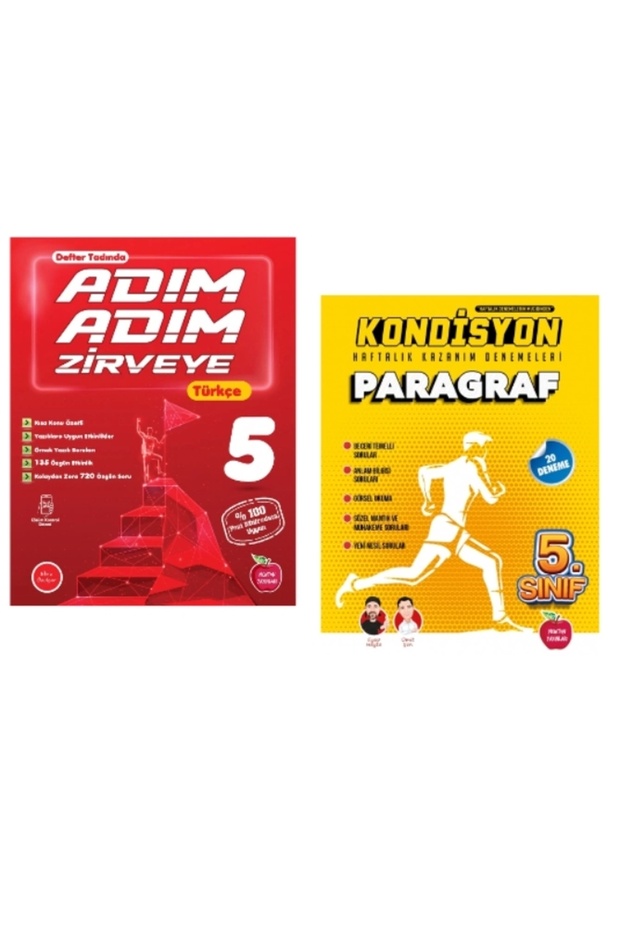 Newton Yayınları 5.Sınıf Adım Adım Zirveye Türkçe + Paragraf Deneme - 1