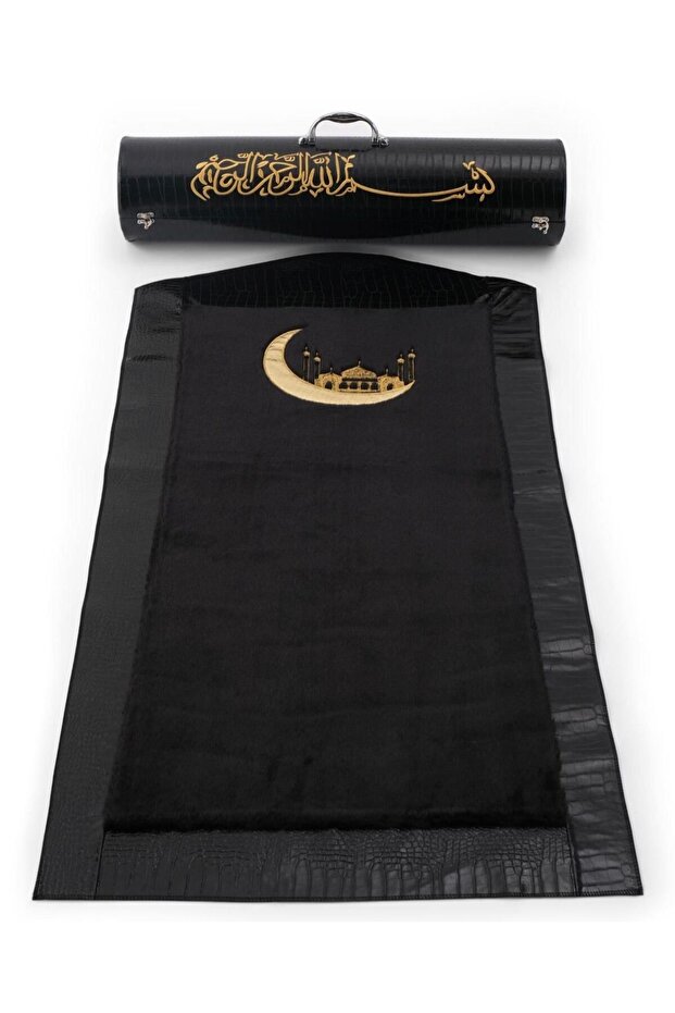 Plush Prayer Rug with Bag