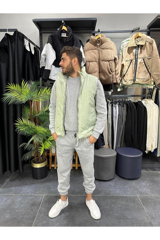 İNCE YEŞİL YELEK - 2