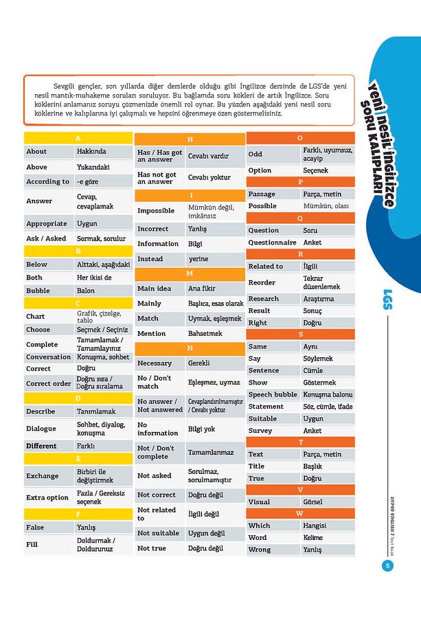 2025 7. Sınıf Hyper English | Test Book - Ramazan Ceylan - 5