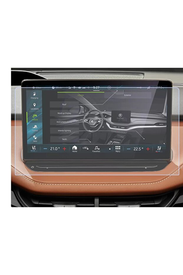 Skoda Superb 13 Inch Navigation Compatible Screen Protector Nano Film 2024