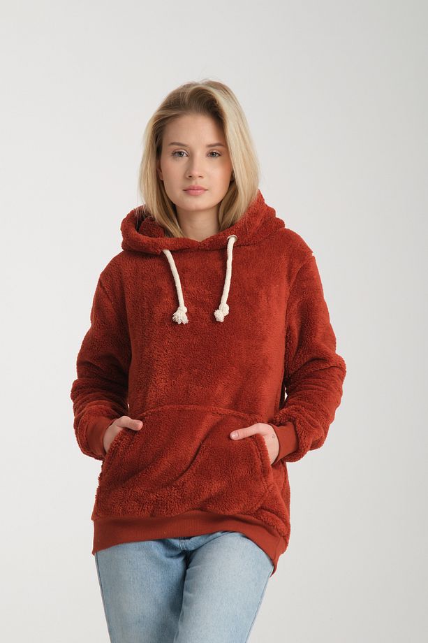 GRODY.T  Unisex kapüşonlu sweatshirt peluş - 6