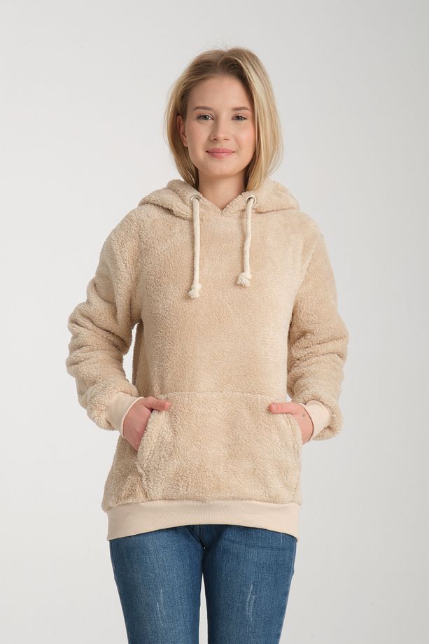 GRODY.T  Unisex kapüşonlu sweatshirt peluş - 4