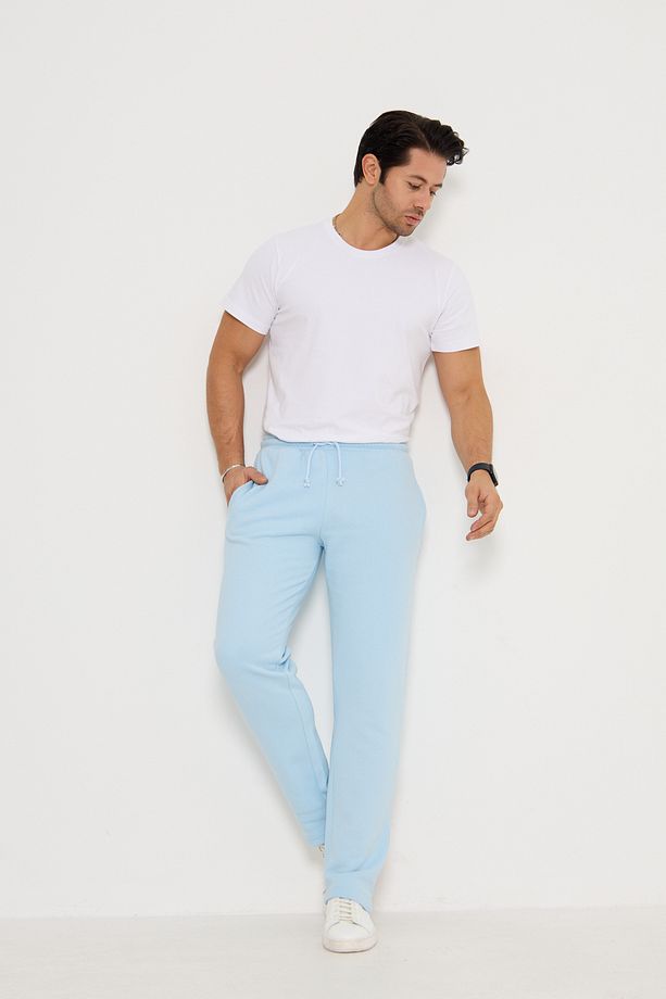 Unisex Eşofman altı %100 pamuk kışlık rahat kesim İhracat kalitesi soft doku - 4