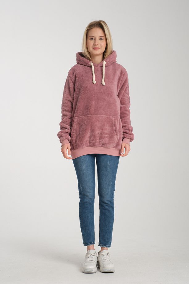 KOPYA - GRODY.T  Unisex kapüşonlu sweatshirt peluş - 3