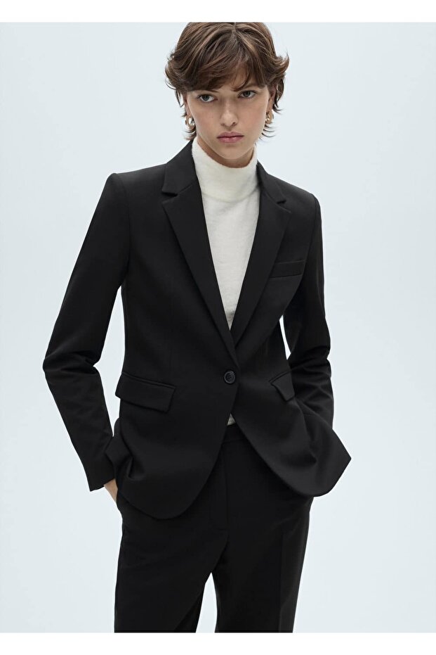 Fitted Blazer Jacket