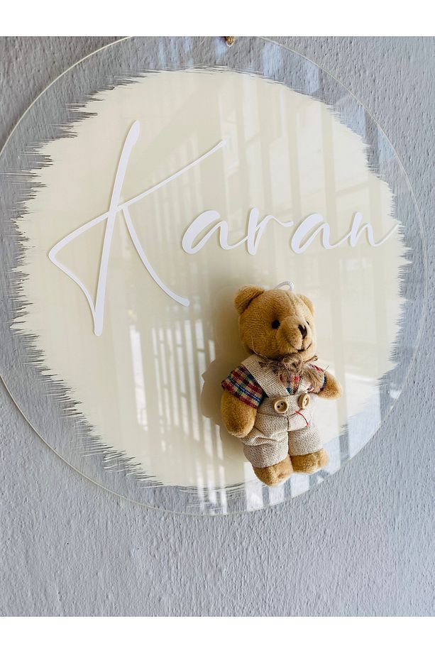Bebek Odası Kapı Süsü / Yenidoğan Kapı Süsü - 8