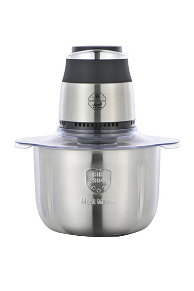 مفرمة خضروات مع وظيفة مفرمة اللحم 800 واط E02431 فضي - 4