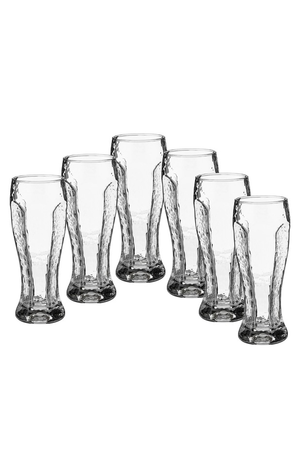 A set of 6 glass cups with a capacity of 310 ml - 1