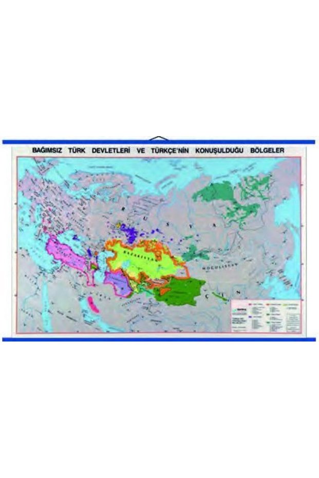 Map of the World of Turkey (Patterned)