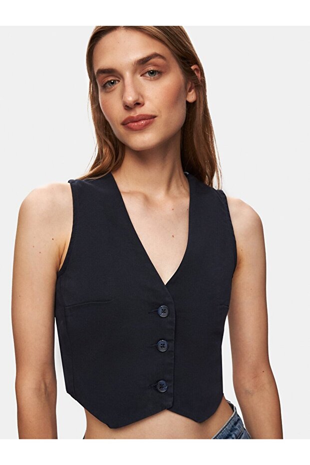 Carılla Denım Yelek - 4