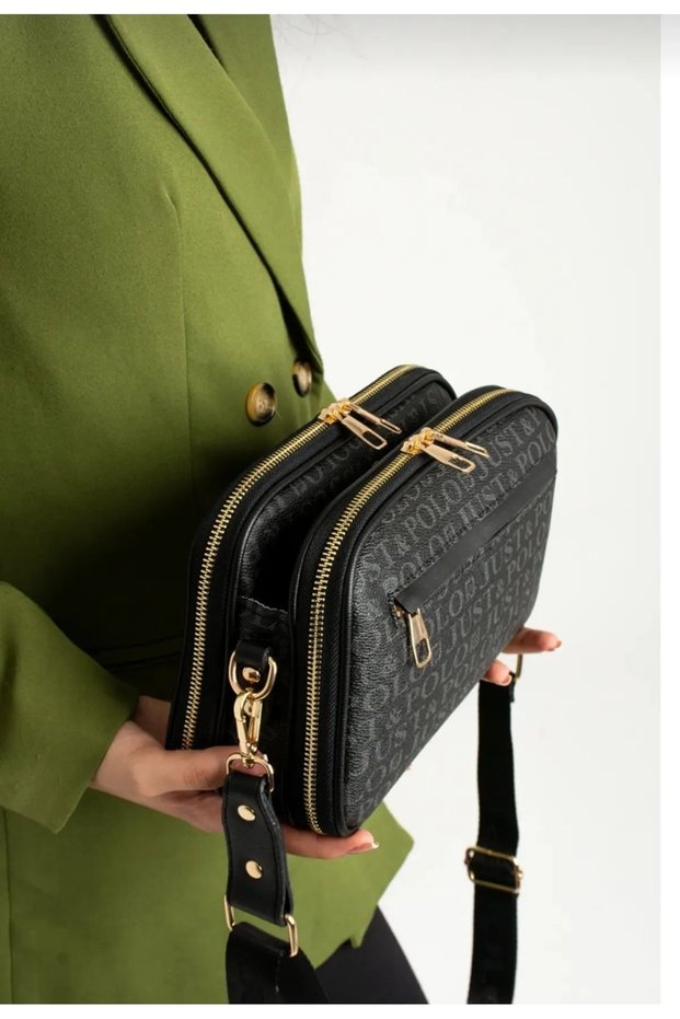 Women's Crossbody Postman Shoulder Bag with Long Strap 5 Compartments Rc2053