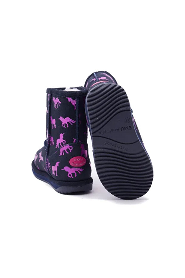 Rainbow Unicorn Brumby Unisex Çocuk Siyah Bot UNISEX ÇOCUK BOT K12373 - 4