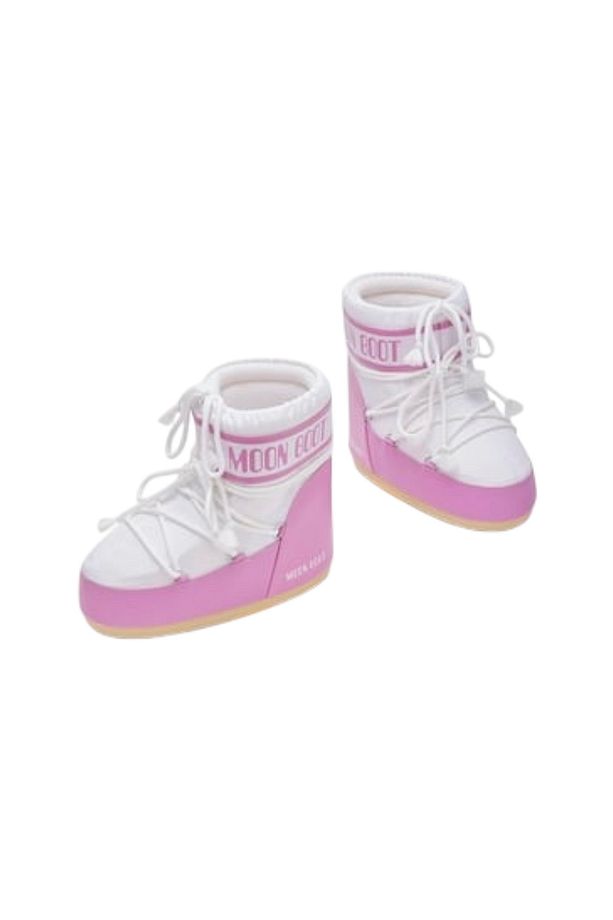 80d1409340-jb05 Icon Low Nylon Kadın Beyaz Kar Botu - 3