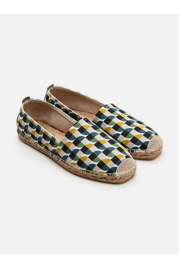 Kobe Sarı Kadın Düz Espadril - 2