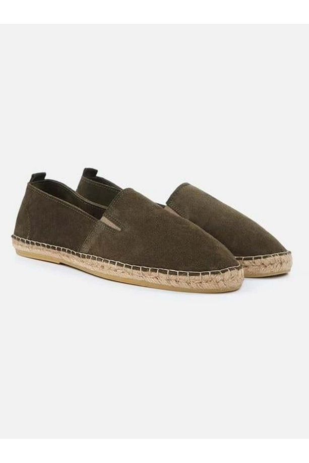 Alessio Haki Erkek Süet Düz Espadril - 1