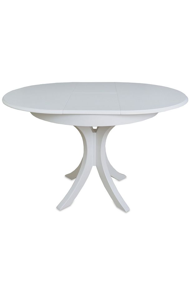 Sakura Beyaz Yuvarlak Katlanır Mdf Açılır 4-5 Kişilik Mutfak Masası Q90 30 - 3
