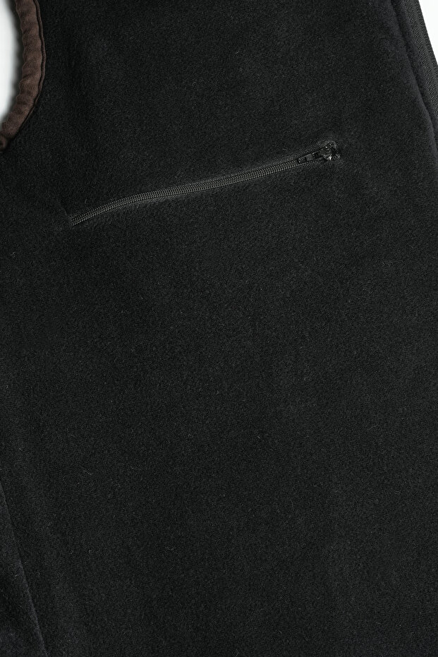 SİYAH BİYELİ KAPİTONE YELEK - 6