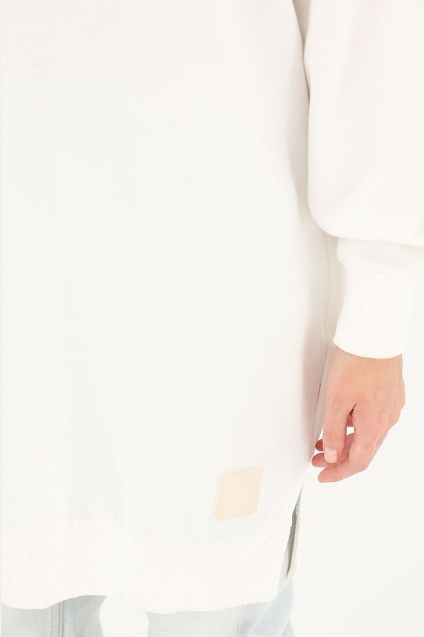 Kadın Basic Tunic - 30644TUN - ECRU - 6