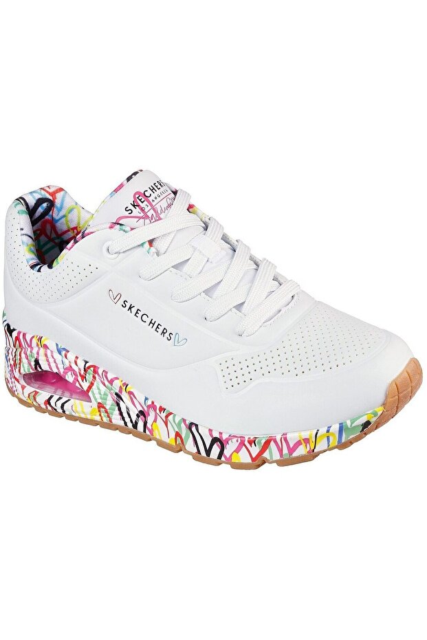 Sneakers Uno - Loving Love, White, Women - 3
