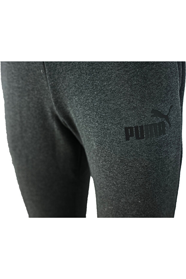 Pants Puma Essentials Logo, Gray, Men - 7