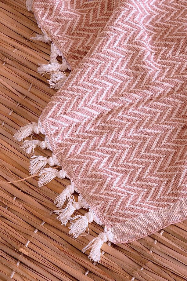 Zigzag Yatak Örtüsü 200x230cm | Battaniye | Kanepe Çekyat Örtüsü - 3