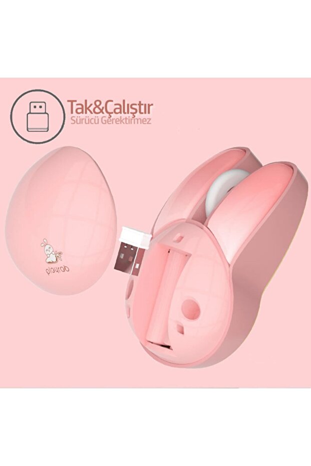 M6 Playrab Tavşan Kablosuz Mouse - 5