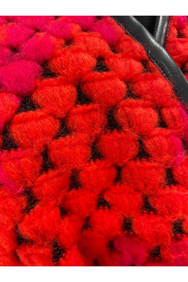 Deri Biyeli Triko Yelek - 4