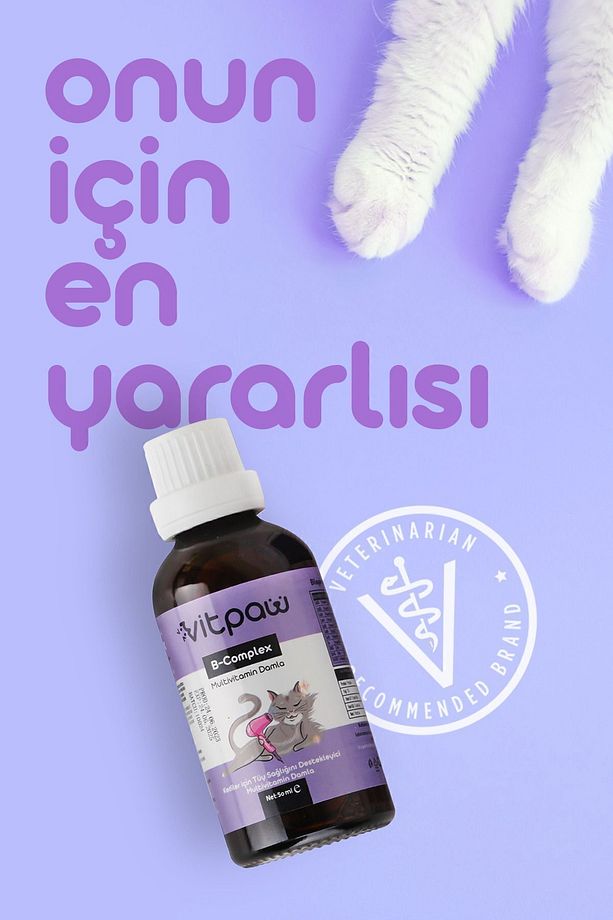 B Complex Biotin Damla 50ml - Kediler Için Vitamin, Tüy Dökülme Önleyici, Deri Ve Tüy Sağlığı - 8
