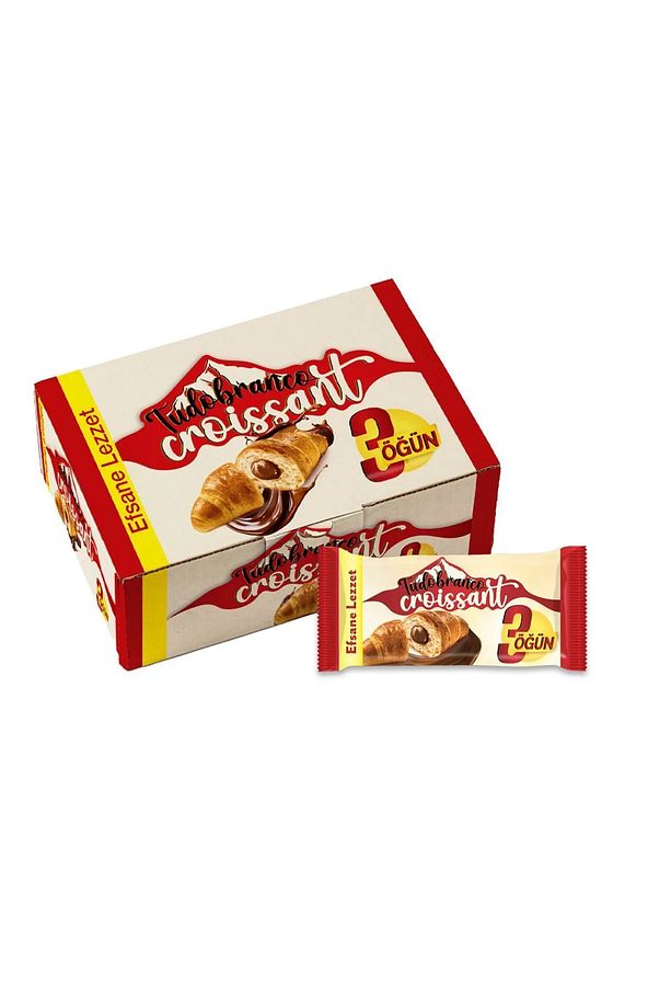Kruvasan 40g Çikolatalı 20 Adet (1 Kutu) - 1
