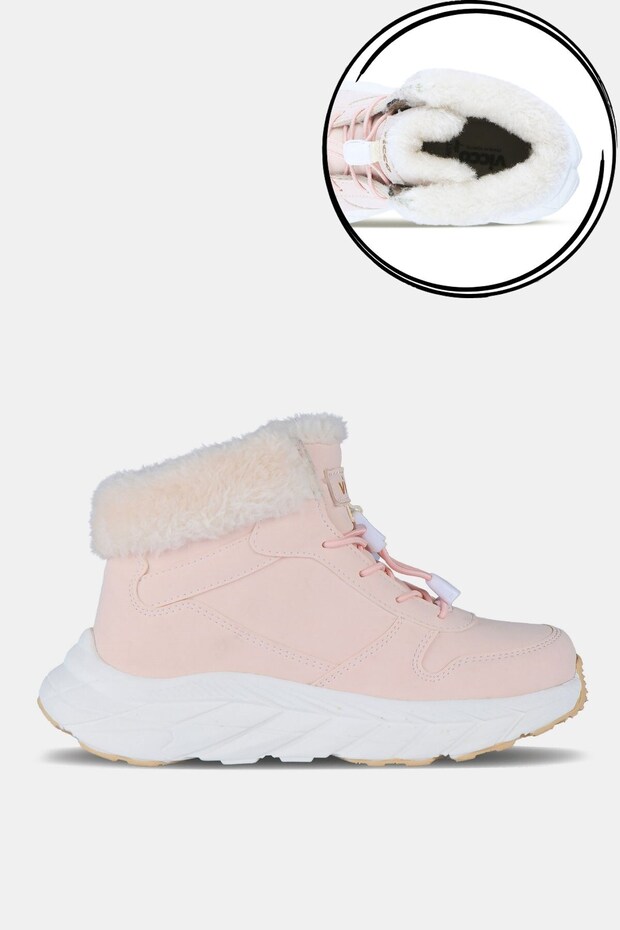 31-37 Numara İçi Kürklü Ortopedik Kışlık Kız Çocuk Bot - 1