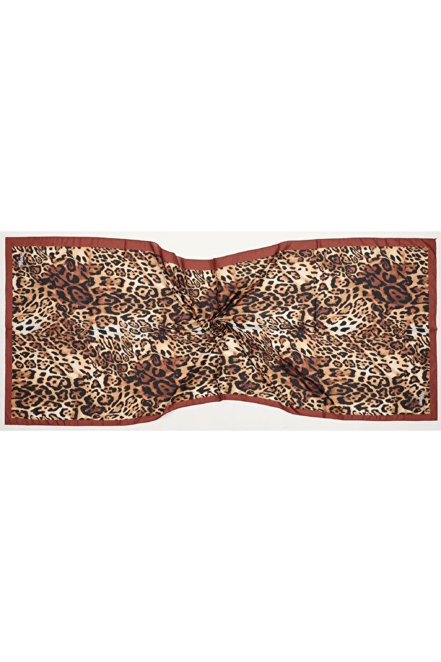 شال ناعم بنقشة الفهد - 1