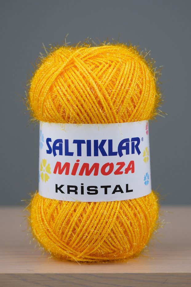 Mimoza Kristal Premium Glitter Thread 100G/180M Yellow-75