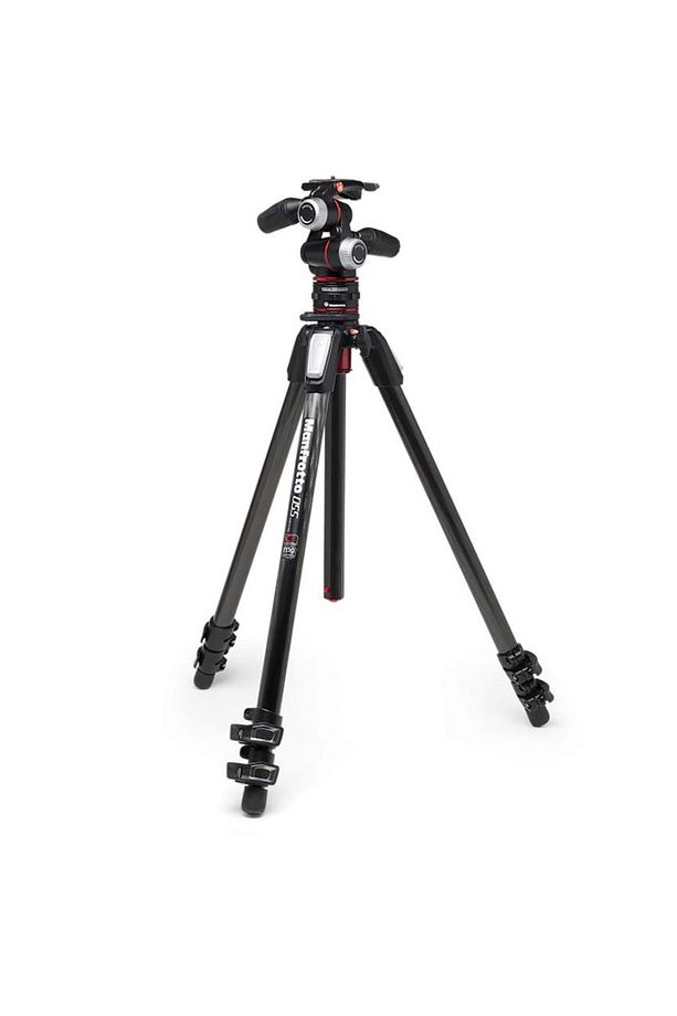 MK055CXPRO33WQR 055 Carbon 3-Section Tripod with 3-Way Head + MOVE - 1