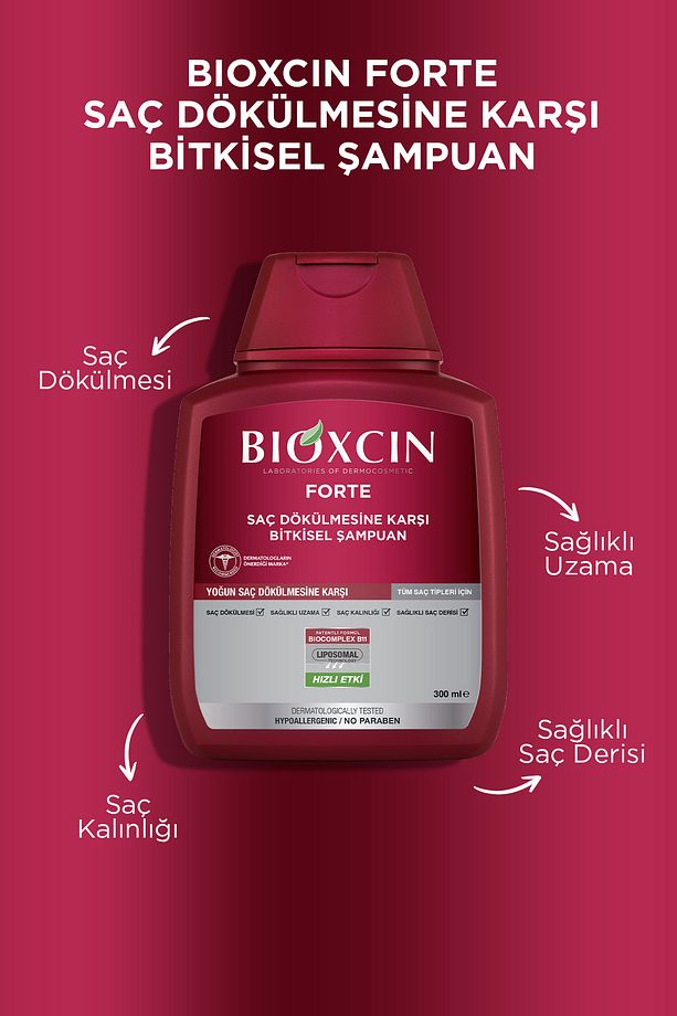 Forte 300 ml Şampuan - Yoğun Dökülme Şampuanı Tüm Saç Tipleri - 6