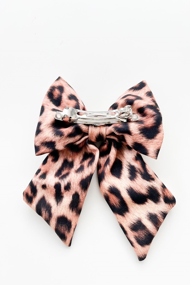 Leopard Patterned Bow Buckle - 2