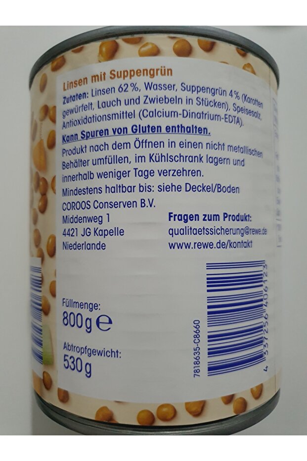 BRAUNE LİNSEN mit SUPPENGRÜN - 2