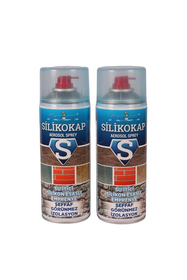 Silikokap Şeffaf Aerosol Su Izolasyon Spreyi 400 ml X 2 Adet Fırsat Paketi - 1