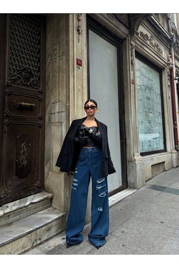 Kadın Denim pantolon - 4