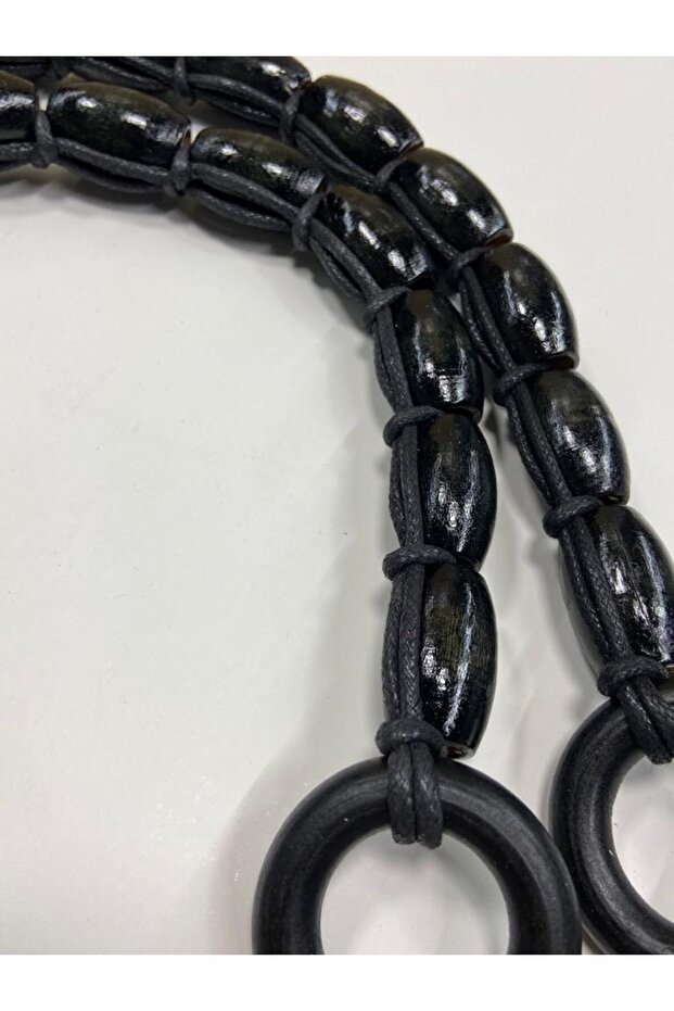 Çanta Sapı / Ahşap Boncuklu Çanta Sapı - 3