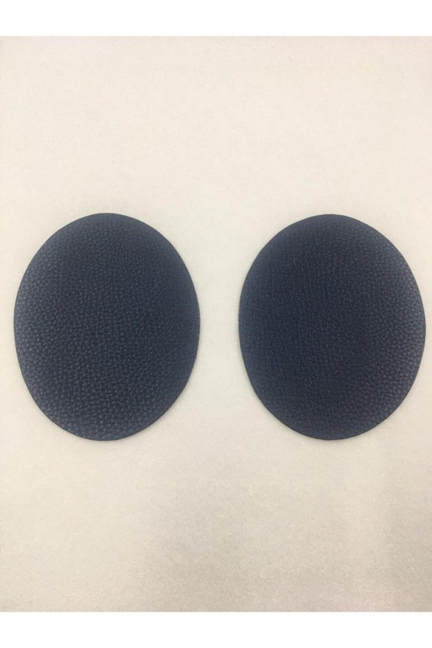 Elbow Patch Emblem Faux Leather Adhesive Navy Blue
