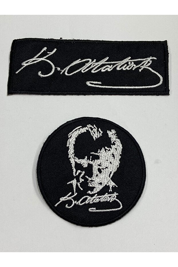 Iron-on Emblem / Set of 2 / Atatürk Emblem