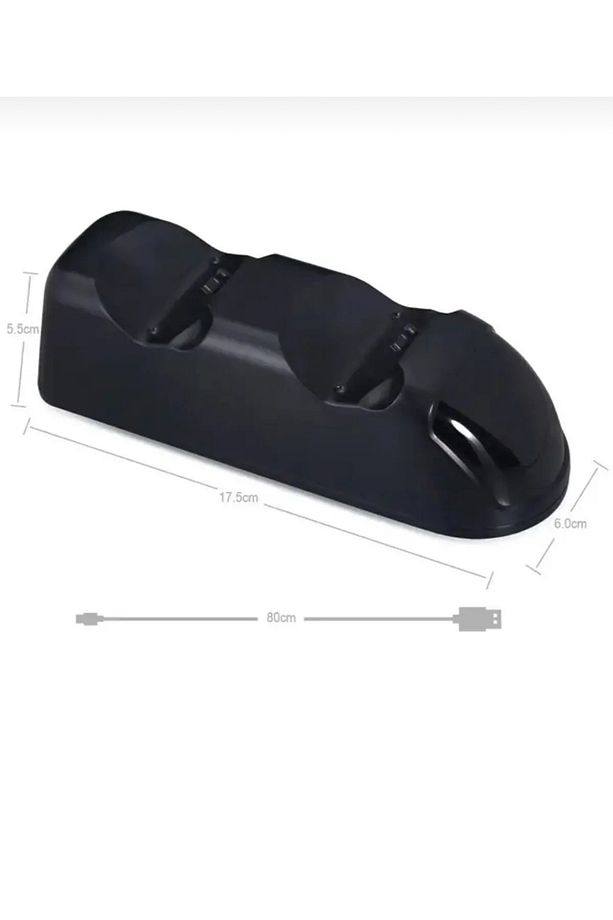 Ps4 Kol Gamepad 4 Led Göstergeli Sarj Istasyonu Stand 2`li Dock Işıklı - 3
