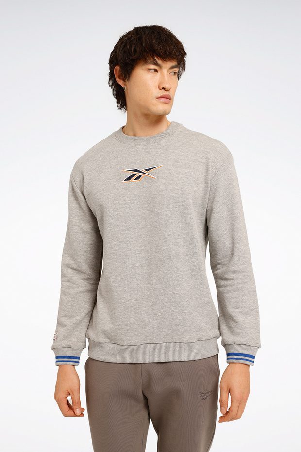 سويت شيرت رجالي من CL UNIFORM CREW GRAY MELANGE