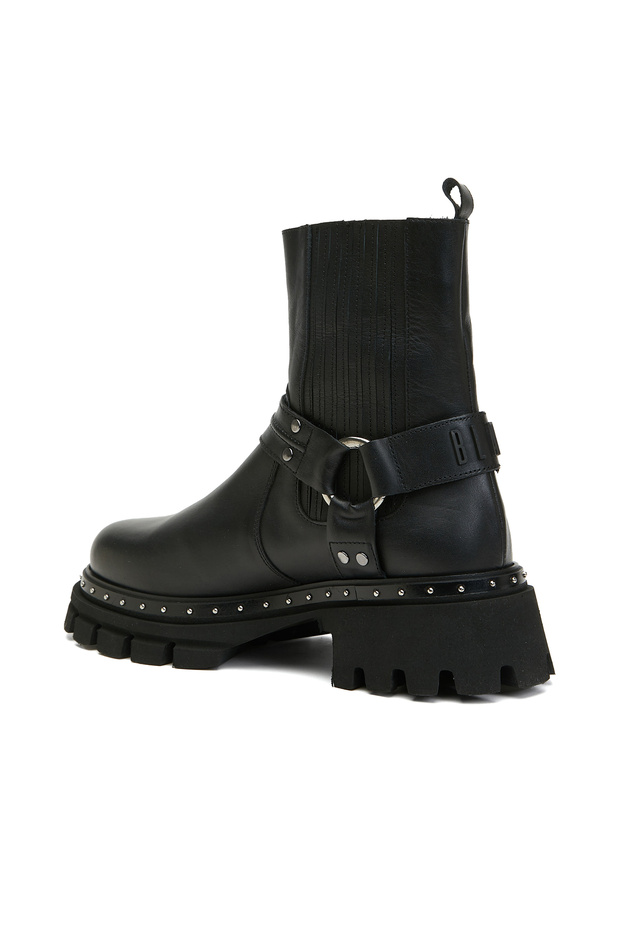 Siyah Kadın Deri Bot - 3