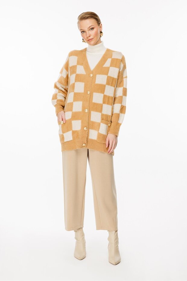 Triko Hırka Camel Gold - 3